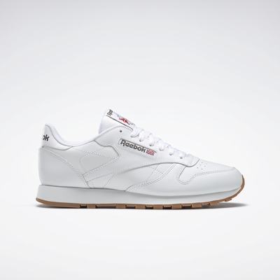 Reebok Men's Classic Leather Shoes White,US-09451